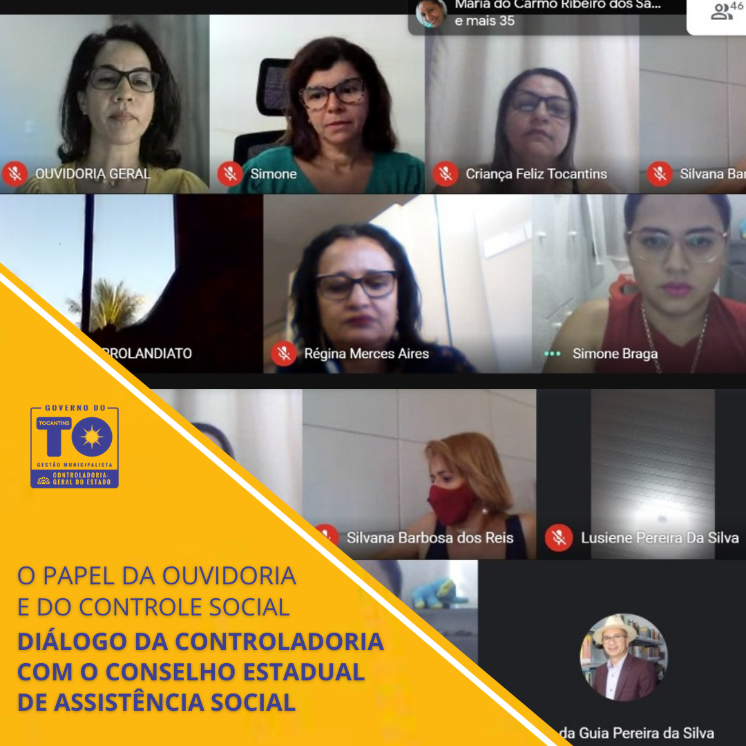 Controladoria dialoga Conselho Estadual de Assistência Social sobre