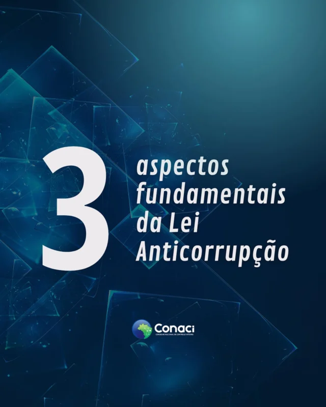 Você conhece esses aspectos fundamentais da Lei Anticorrupção?

Arraste para o lado e confira >>>

Na próxima quarta-feira, 09, o presidente e a vice-presidente de Controle Interno e Governança do Conaci, Edmar Camata e Erika Lacet, vão participar do 38º Congresso Brasileiro de Direito Administrativo. 

#leianticorrupção #controleinterno #direitoadministrativo #congresso #lgpd