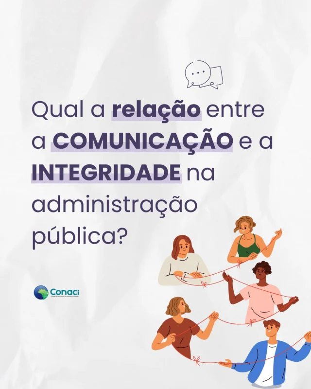 Qual a relação entre a comunicação e a integridade na administração pública? 

No próximo dia 06 de novembro, às 14h30, o presidente e a assessora-chefe do Conaci, Edmar Camata e Thais Venturatto, vão falar sobre “Ferramentas de Comunicação e Planos de Integridade”, ao vivo, no Youtube da CGE-PR.

O evento abordará a integração da comunicação com governança e compliance, além de explorar estratégias para aprimorar planos de integridade, promovendo boas práticas e se adaptando a novas exigências.

O diálogo faz parte do Webinar em comemoração aos 11 anos da Controladoria-Geral do Estado do Paraná. O Conaci apoia este evento. 

Inscreva-se aqui: https://www.ead.pr.gov.br/course/view.php?id=2331

Não perca!

#comunicação #integridade #compliance #controleinterno #admpública