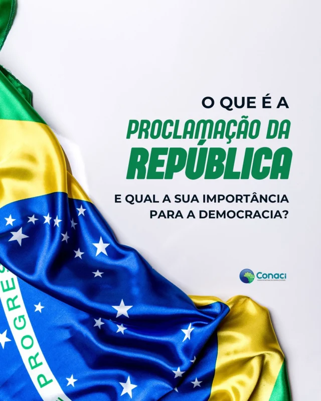 Vamos entender um pouco sobre o Dia da Proclamação da República, que é comemorado amanhã, 15?

Em 15 de novembro de 1889, o Brasil se tornou um República, o que contribuiu para a democracia atual.

Arraste para o lado e saiba mais!

#proclamacaodarepublica #democracia #admpublica #controleinterno #educacao