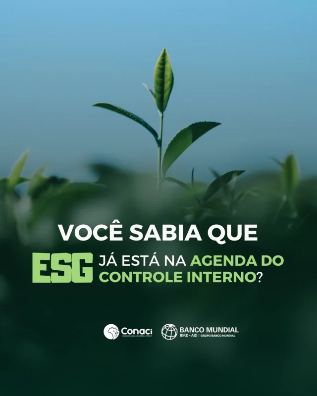 Você já ouviu falar em ESG no setor público? 🌱⚖️💼

O Projeto ESG na Agenda do Controle Interno está unindo forças de 18 estados e municípios do Brasil para transformar a gestão pública com foco em sustentabilidade, ética e governança.

Com o apoio do Conaci e do Banco Mundial, esse grupo está desenvolvendo um Referencial de Auditoria que vai fortalecer as auditorias internas e ajudar na construção de políticas públicas mais transparentes e responsáveis. 💡

Uma iniciativa que mostra que o controle interno também é um agente de inovação e impacto positivo! 

🔎 Arraste o carrossel e entenda como ESG está mudando a forma de gerir o setor público.

Saiba mais em: conaci.org.br

#ESGnaGestãoPública #GestãoSustentável #GovernançaPública #ControleInterno #Transparência #Sustentabilidade #Agenda2030 #Conaci #GovernançaESG #AuditoriaInterna #InovaçãoPública #SetorPúblico #GestãoResponsável #BoasPráticas #BancoMundial #BrasilSustentável