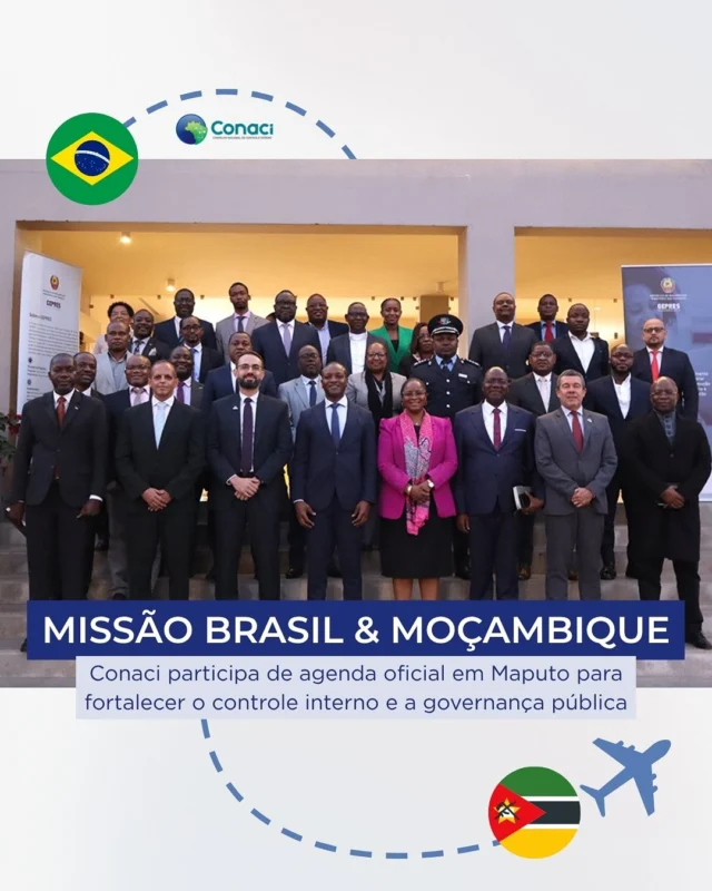 Missão Brasil 🇧🇷🤝🇲🇿 Moçambique

O Conaci esteve em Maputo esta semana contribuindo para o fortalecimento do sistema de controle interno de Moçambique!

Nos últimos dias, nossa delegação participou de importantes atividades institucionais:

📌 Dia 1 – Reunião de Alto Nível com autoridades moçambicanas para apresentação do modelo brasileiro de controle interno.
📌 Dias 2 a 4 – Seminário técnico sobre Auditoria Baseada em Riscos, com participação de inspetores e técnicos de todo o país.
📌 Ontem – Encontro com a Conselheira Jurídica da Presidência e representantes do Ministério das Finanças para apoiar os estudos da reforma do sistema de auditoria interna.

Seguimos promovendo cooperação, integridade e boas práticas na gestão pública!

Saiba mais em nosso site: conaci.org.br

#ControleInterno #AuditoriaInterna #Governança #Transparência #AuditoriaBaseadaEmRiscos #BancoMundial